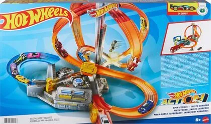 Hot Wheels Spin Storm Crash Set